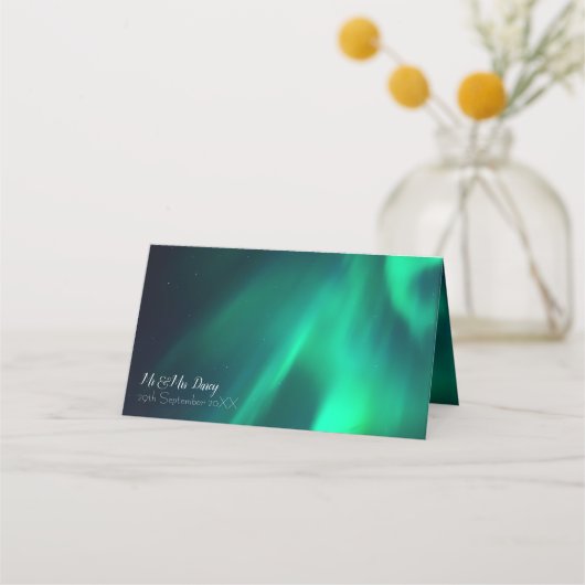 Northern Lights Place Card (Voorkant)