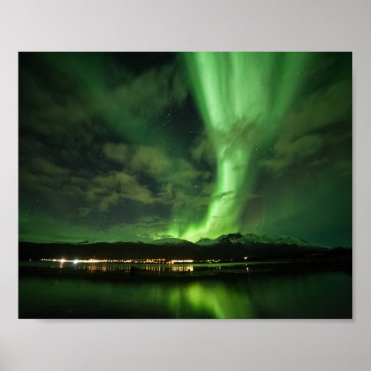 Northern Lights Skibotn Poster (Voorkant)
