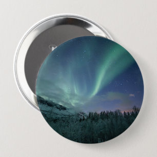 Northern Lights Sky Ronde Button 4,0 Cm