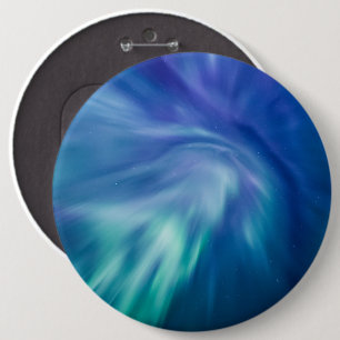 Northern Lights Sky Ronde Button 6,0 Cm