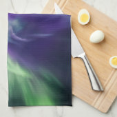 Northern Lights Sky Theedoek (Quarter Fold)