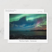 Northern Lights Sommarøy Briefkaart (Voorkant / Achterkant)