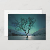 Northern Lights Tree Kaart (Voorkant / Achterkant)