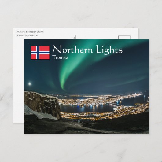 Northern Lights Tromso Briefkaart (Voorkant / Achterkant)