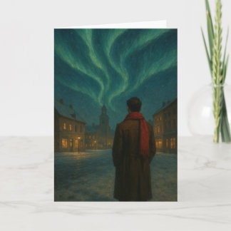 Northern Lights Viewing Christmas Kaart