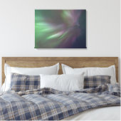 Northern Lights Yukon | Whitehorse Canvas Afdruk (Insitu (Slaapkamer))