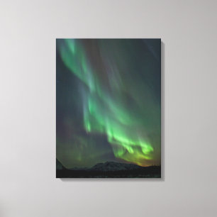 Northern Lights Yukon Whitehorse Canvas Afdruk