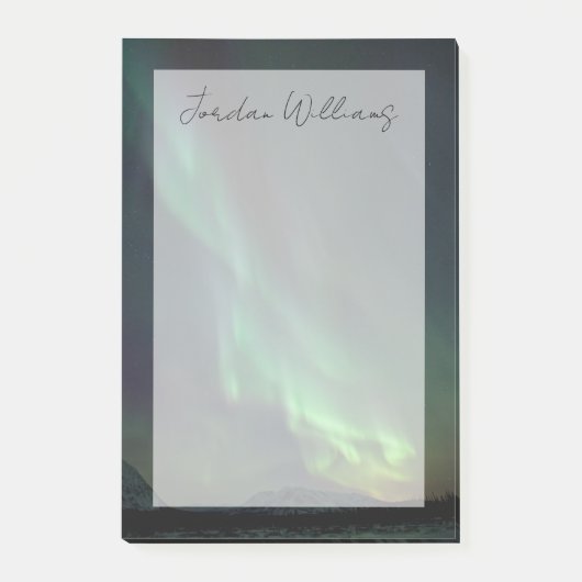 Northern Lights Yukon | Whitehorse Post-it® Notes (Voorkant)
