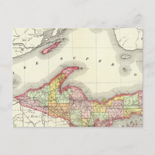 Northern Michigan Briefkaart (Voorkant)