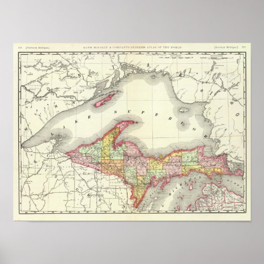 Northern Michigan Poster (Voorkant)