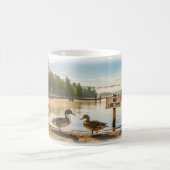 Northern Pintail Ducks Digitale Mok Wrap Ontwerp (Center)