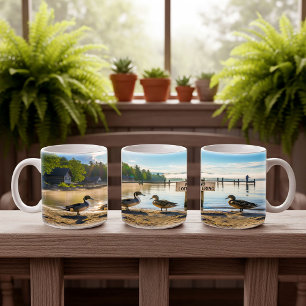 Northern Pintail Ducks Digitale Mok Wrap Ontwerp