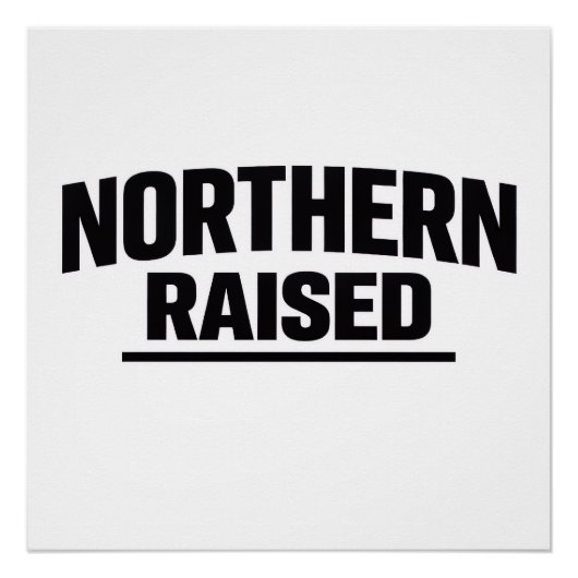 Northern Raised Poster Perfect Poster (Voorkant)