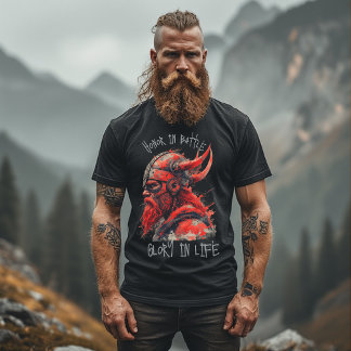Northman Spirit Onbreekbare Viking Krijger Kunstwe T-shirt