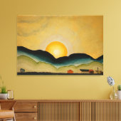 Northport Harbour (1929) Arthur Dove Canvas Afdruk (Insitu (Woonkamer))