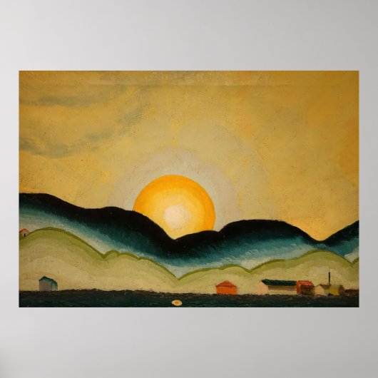 Northport Harbour (1929) Arthur Dove Canvas Print (Voorkant)