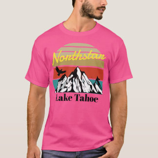 Northresort ski Lake Tahoe Californië T-shirt
