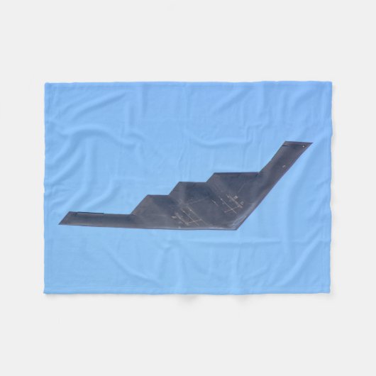 Northrop Grumman B-2 Spirit Fleece Blanket (Voorkant (Horizontaal))