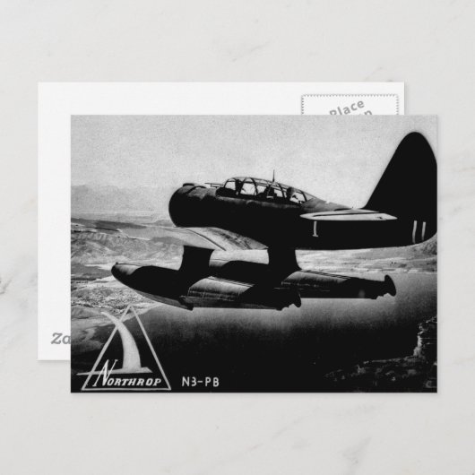 Northrop N3-PB Patrol Bomber - Briefkaart (Voorkant / Achterkant)