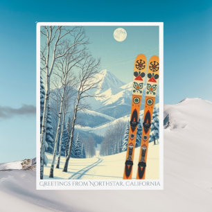 Northstar California vacances ski Carte postale