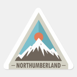 Northumberland National Park Driehoek Sticker