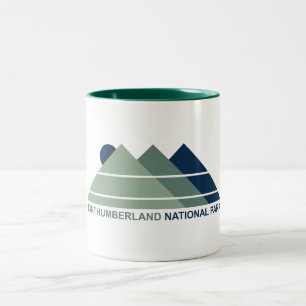 Northumberland National Park Mountain Zon Tweekleurige Koffiemok