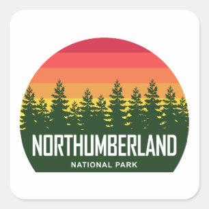 Northumberland National Park Vierkante Sticker