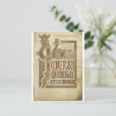 NORTHUMBRIA ANGLO SAXON BRIEFKAART (Staand voorkant)