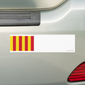 Northumbria Flag Bumpersticker (Op auto)
