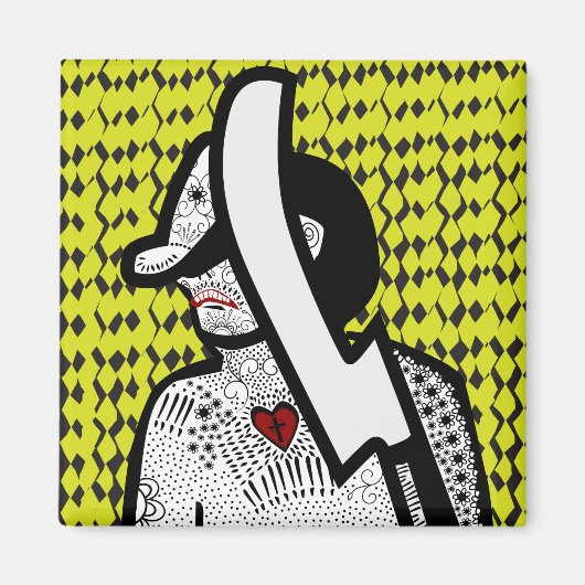 Northville steak herdenkingsmagneet magneet (Voorkant)