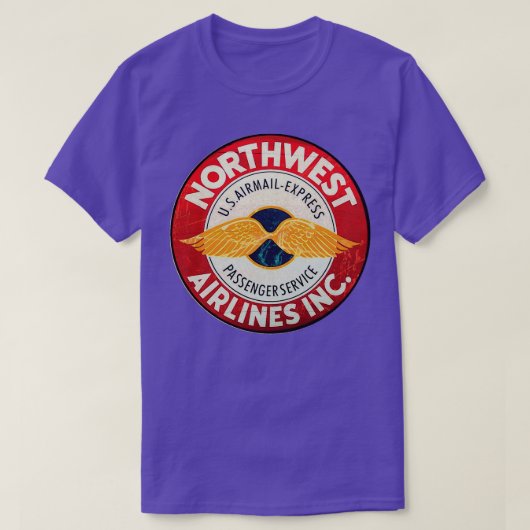 Northwest Airlines T-shirt (Design voorkant)
