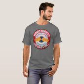  Northwest Airlines tekenen T-shirt (Voorkant volledig)