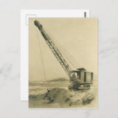 Northwest Crane and Shovel OPERATING ENGINEER 25 Briefkaart (Voorkant / Achterkant)
