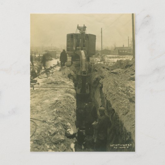 Northwest Crane and Shovel OPERATING ENGINEER 32 Briefkaart (Voorkant)