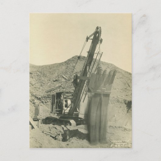 Northwest Crane and Shovel OPERATING ENGINEER 33 Briefkaart (Voorkant)