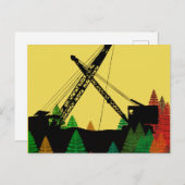 Northwest Crane and Shovel OPERating ENGINEER art. Briefkaart (Voorkant / Achterkant)