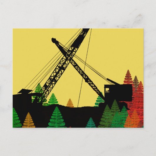 Northwest Crane and Shovel OPERating ENGINEER art. Briefkaart (Voorkant)
