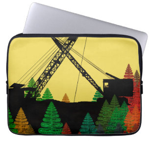 Northwest Crane and Shovel OPERING ENGINEER Laptop Sleeve