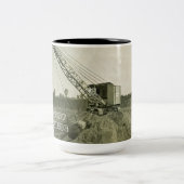 Northwest Crane and Shovel OPERING ENGINEER Tweekleurige Koffiemok (Center)