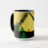 Northwest Crawler Crane n Track Fantasy Art Mok (Voorkant links)