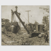 Northwest Engineering CRANE OPERATOR SHOVEL 10 Cadeaupapier (Vlak)