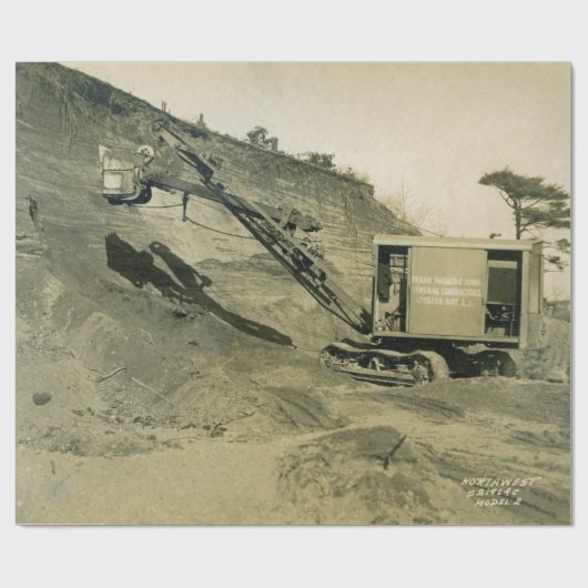 Northwest Engineering CRANE OPERATOR SHOVEL 19 Cadeaupapier (Vlak)