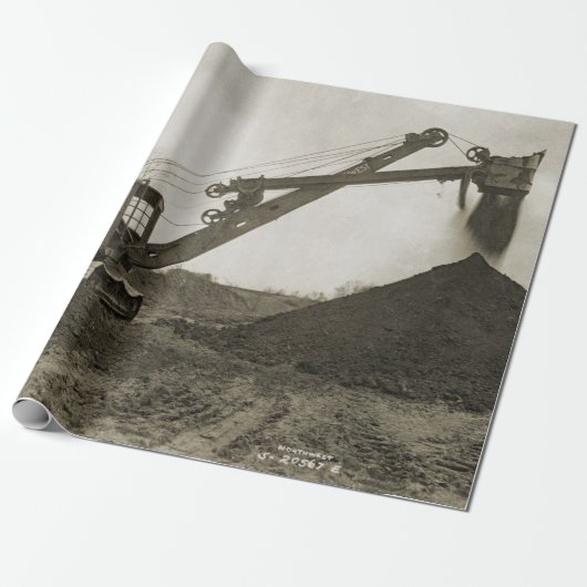 Northwest Engineering CRANE OPERATOR SHOVEL 9 Cadeaupapier (Uitgerold)