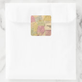 Northwest Fork Vierkante Sticker (Tas)