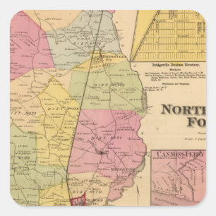 Northwest Fork Vierkante Sticker