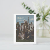 Northwest Indians - Buffalo Bill, Sitting Bull Briefkaart (Staand voorkant)