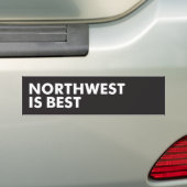 Northwest is Best Bumpersticker (Op auto)