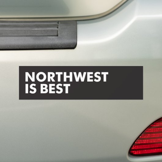 Northwest is Best Bumpersticker (Op auto)