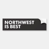 Northwest is Best Bumpersticker (Voorkant)