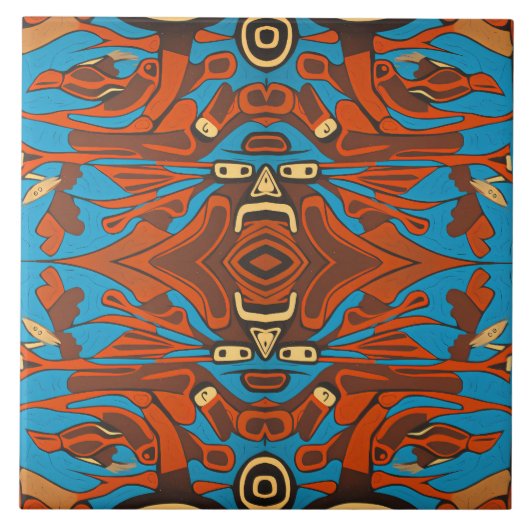 Northwest Native Style Tegeltje (Voorkant)